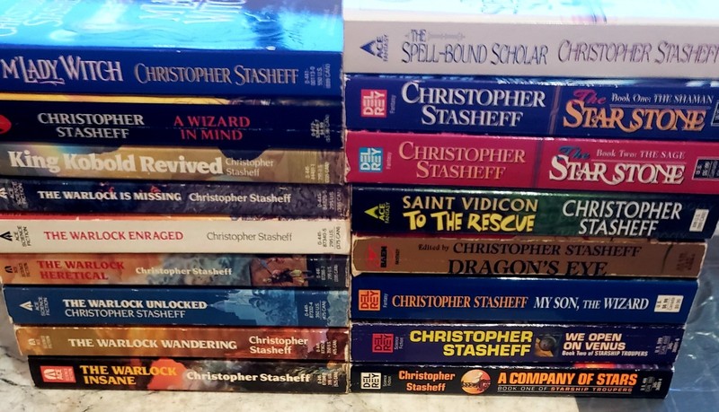 Christopher Stasheff Books Lot Of 15 Fantasy Sci-fi Warlock Series Ex Condition gallery