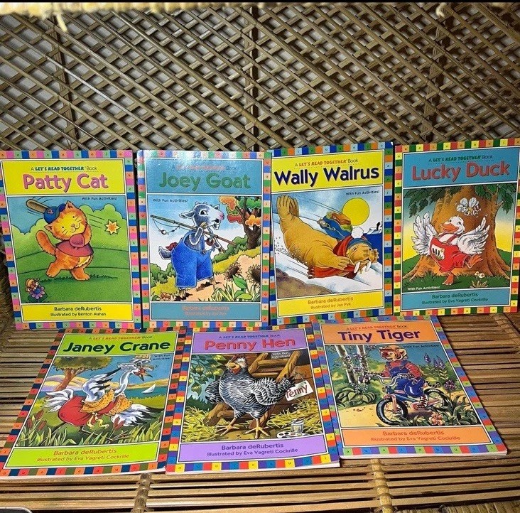 A Let’s Read Together Book Animal Bundle 90s Vintage Lot