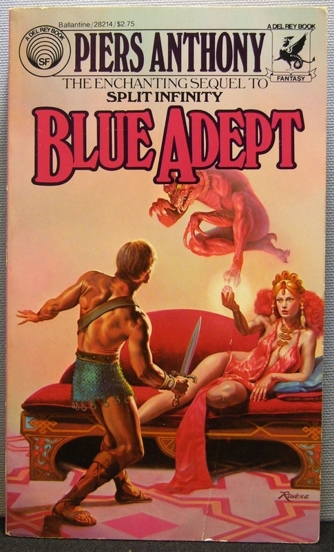 Anthony, Piers – Blue Adept [Apprentice Adept #2] PB 1st printing 1982 Good+