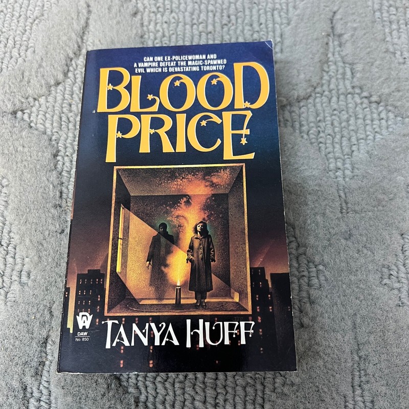 Blood Price Urban Fantasy Paperback Book by Tanya Huff from Daw Books 1991
