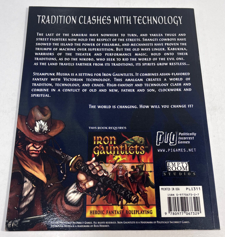 Steampunk Musha: Victoriental Adventures An Iron Gauntlets Setting Paperback gallery