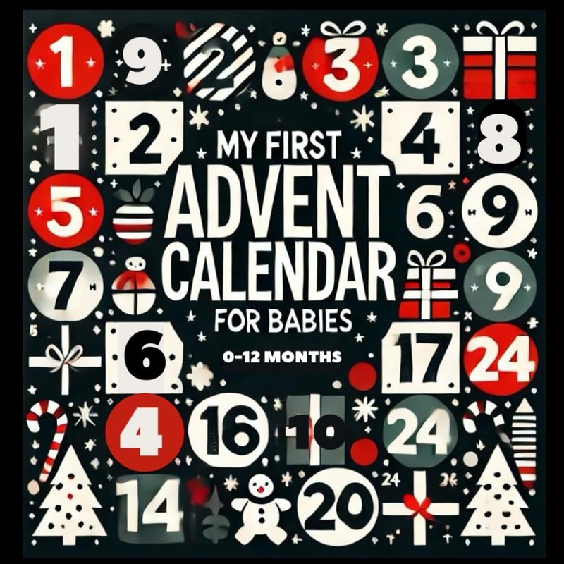 My First Advent Calendar: For Babies 0-12 Months | High Contrast