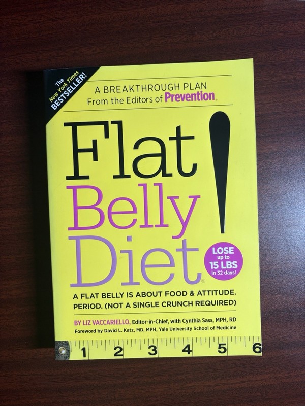 Flat Belly Diet! by Cynthia Sass (2009, Trade Paperback)