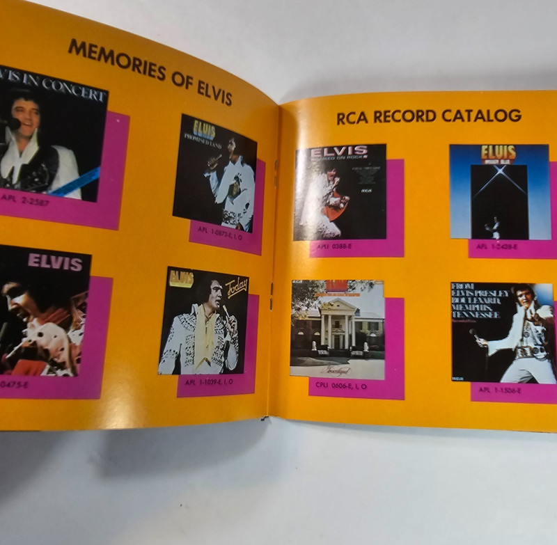 Vintage Memories of Elvis Presley RCA Booklet Promo Lot of 10 1970s Color Photos gallery