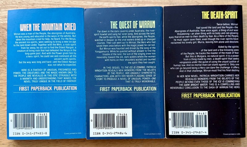 BOOK OF WIRRUN - 3 PATRICIA WRIGHTSON paperbacks w/ MICHAEL WHELAN cover art gallery