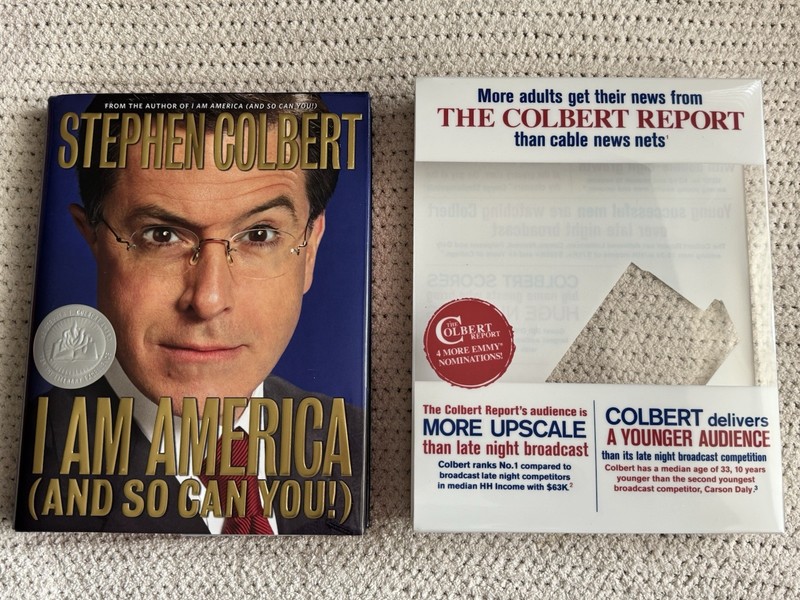 Stephen Colbert I Am America (And So Can You) Hardcover New with Slip Case