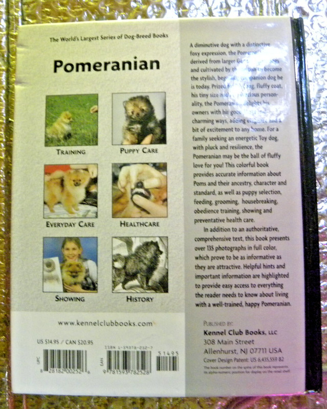 Pomeranian Hardcover Juliette Cunliffe 2005 Dog Owners Guide Book FREE SHIPPING gallery