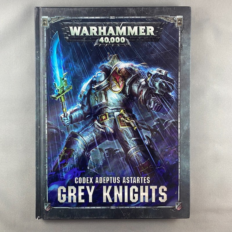 Warhammer 40k Grey Knights Codex Adeptus Astartes Hardcover GW (FRENCH) EX