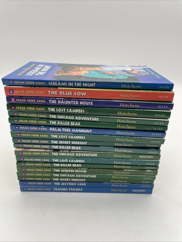 Sugar Creek Gang Books by Paul Hutchens – Lot of 18 Very Good Condition 1998