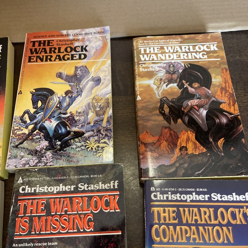 Christopher Stasheff Paperback Books Warlock Series Lot Of 6 gallery