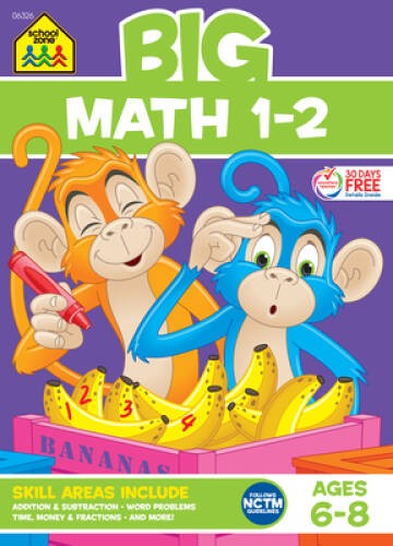 BIG Math 1-2 Workbook – Paperback By Barbara Bando Irvin – GOOD