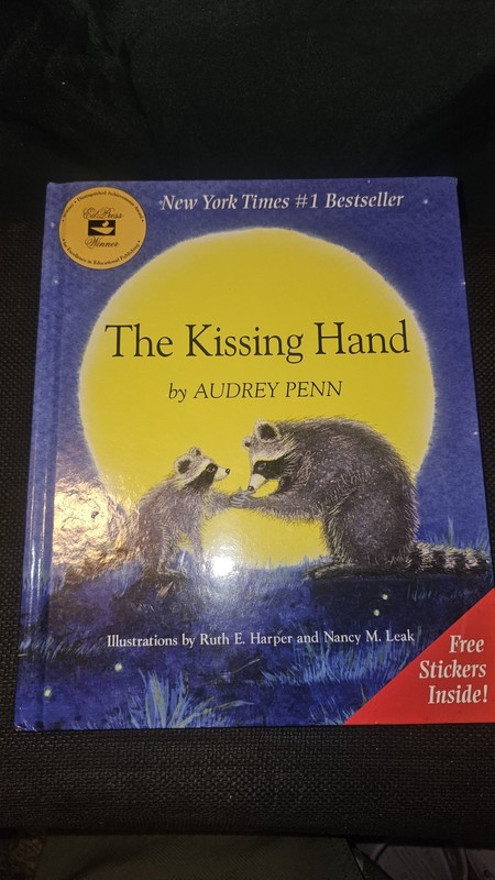 The Kissing Hand by Audrey Penn Hardcover Illustrated Picture Book Ages 4-8