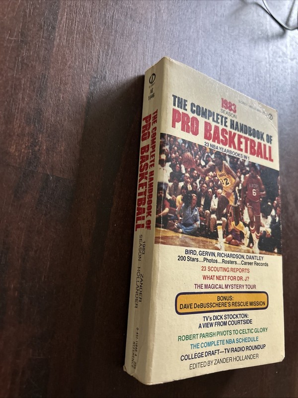 The Complete Handbook Pro Basketball 1983 Season Paperback Bird Magic Dr J! gallery