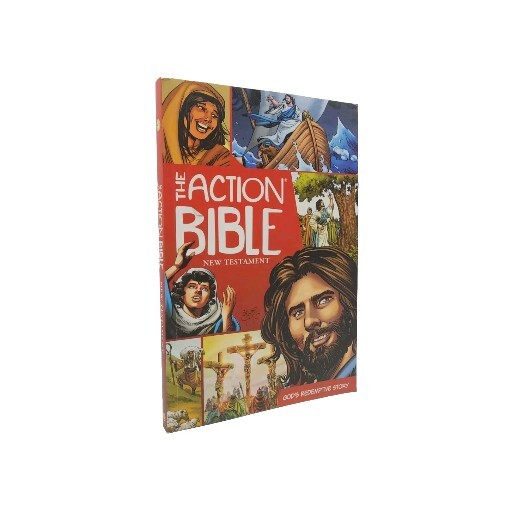 The Action Bible New Testament God’s Redemptive Story Comic Illustrative Style