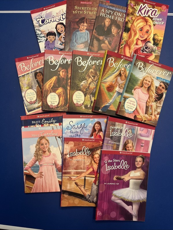 American Girl 15 Book Lot Beforever Kaya 1-3 Isabelle 1-3, Julie, Mystery RARE
