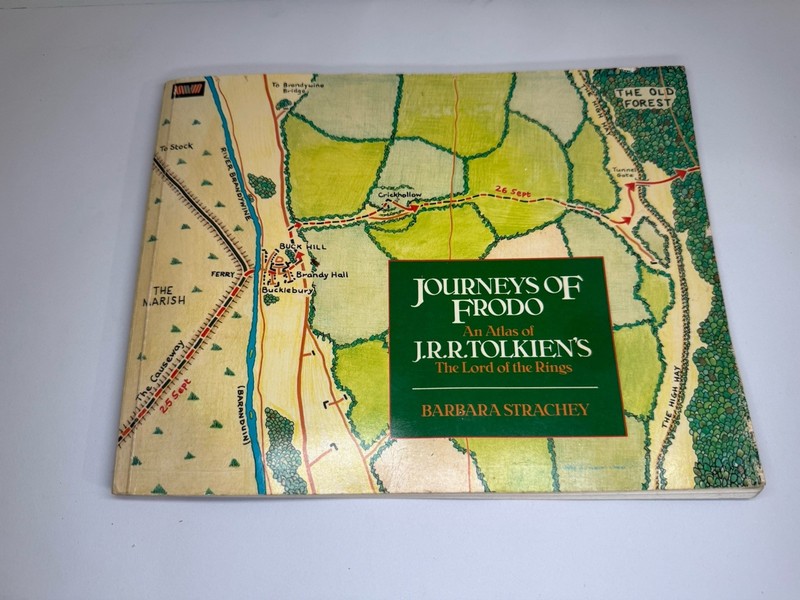 Journeys of Frodo Atlas J.R.R. Tolkien Lord of the Rings Barbara Strachey 1985