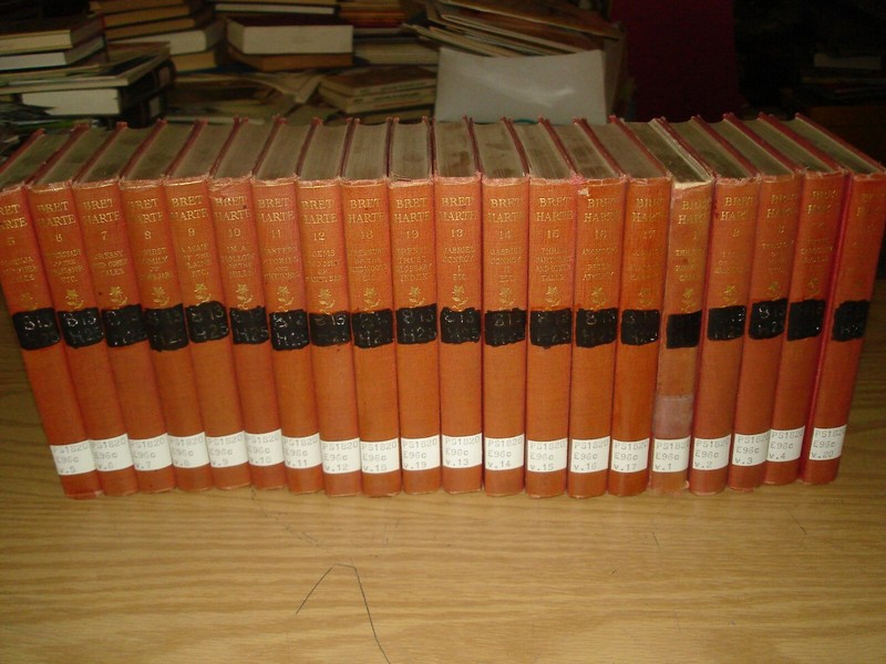Bret Harte set of 20 volumes 1906 vintage set Writings of/Roaring Camp Edition
