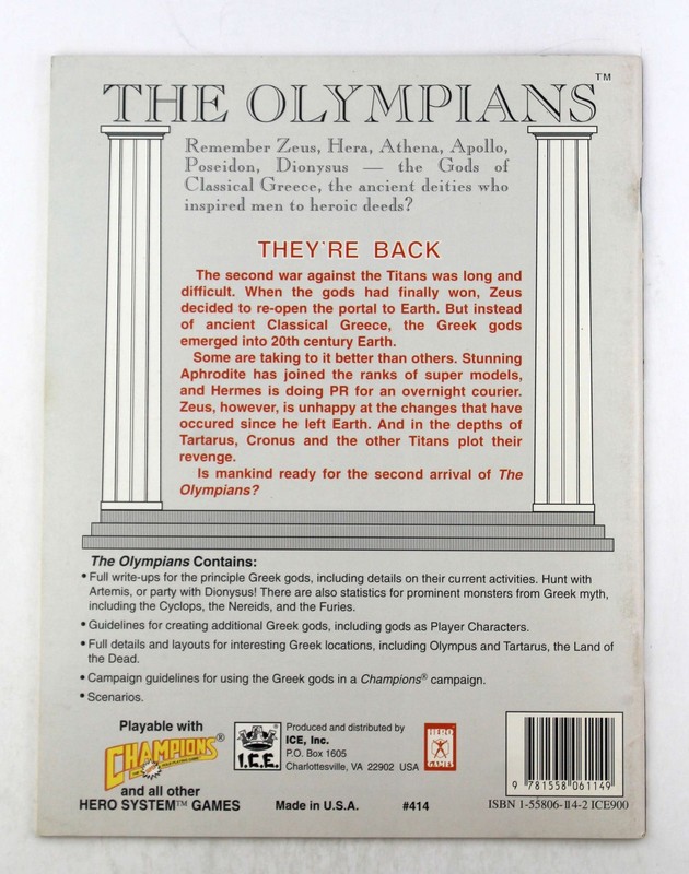 Olympians (Super Hero Role Playing, Stock No. 414) Champions Berkley Pub Group gallery