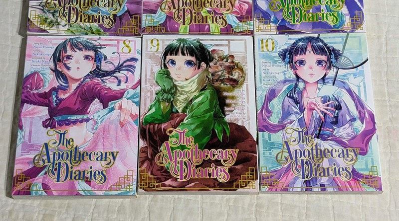(8) Magna Books The Apothecary Diaries 1-2, 5, 8-10 & The Eminence In Shadow 1-2 gallery