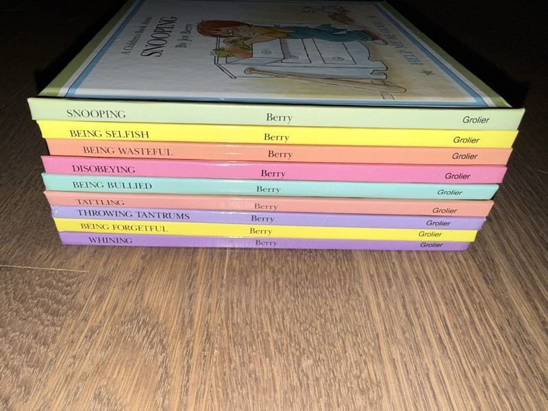 Lot of 9 Vintage Help Me Be Good Children’s Books, Joy Berry, Hardcover gallery