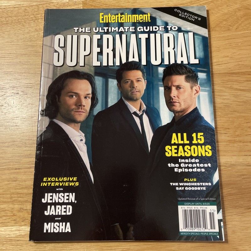 COLLECTOR’S EDITION ENTERTAINMENT GUIDE TO SUPENATURAL JUNE 2020 NEW MAGAZINE