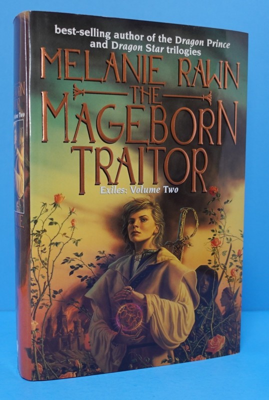 THE MAGEBORN TRAITOR BY MELANIE RAWN,SIGNED BY DUST JACKET ARTIST MICHAEL WHELAN