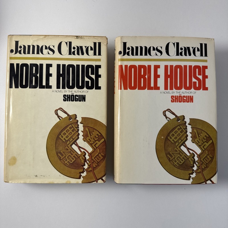 NOBLE HOUSE Vol. I & II Shogun / Asian Saga Set, James Clavell, 1980s BCE HCDJ gallery