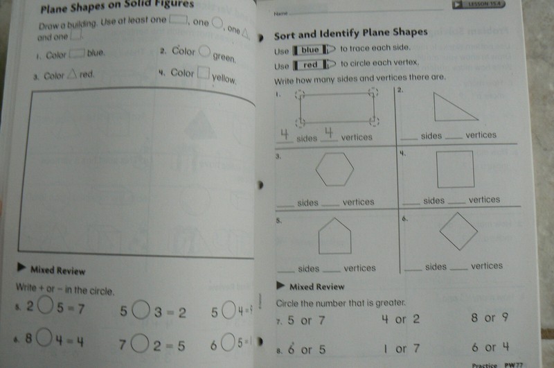 Harcourt MATH, gr. 1 / 1st BRAND NEW Practice Workbook 154-pages gallery