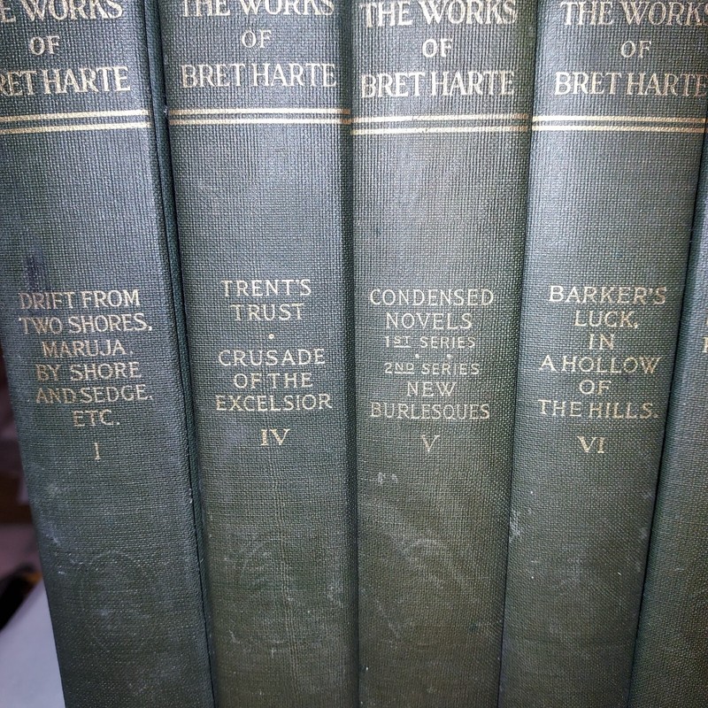 The Works of Bret Harte Condensed Novels 22 Volume Set Includes Poetry gallery