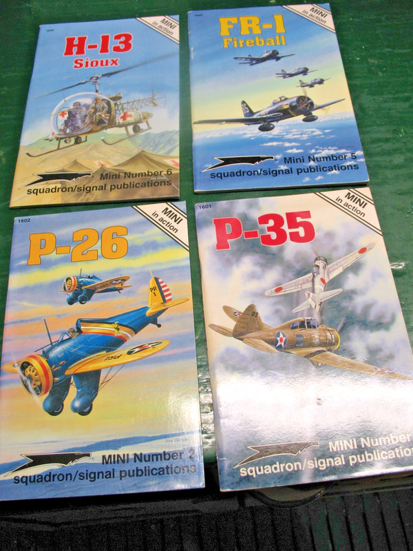 SQUADREN SIGNAL PUBLICATION MINI IN ACTION LOT No. 6 – 5- 2 – 1 NM