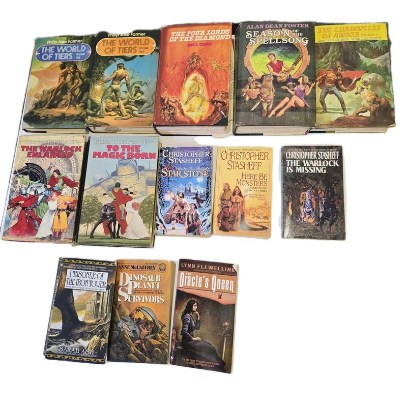 13 SCI-FI FANTASY CHRISTOPHER STASHEFF Phillip Farmer Sarah Ash Jack Chalker