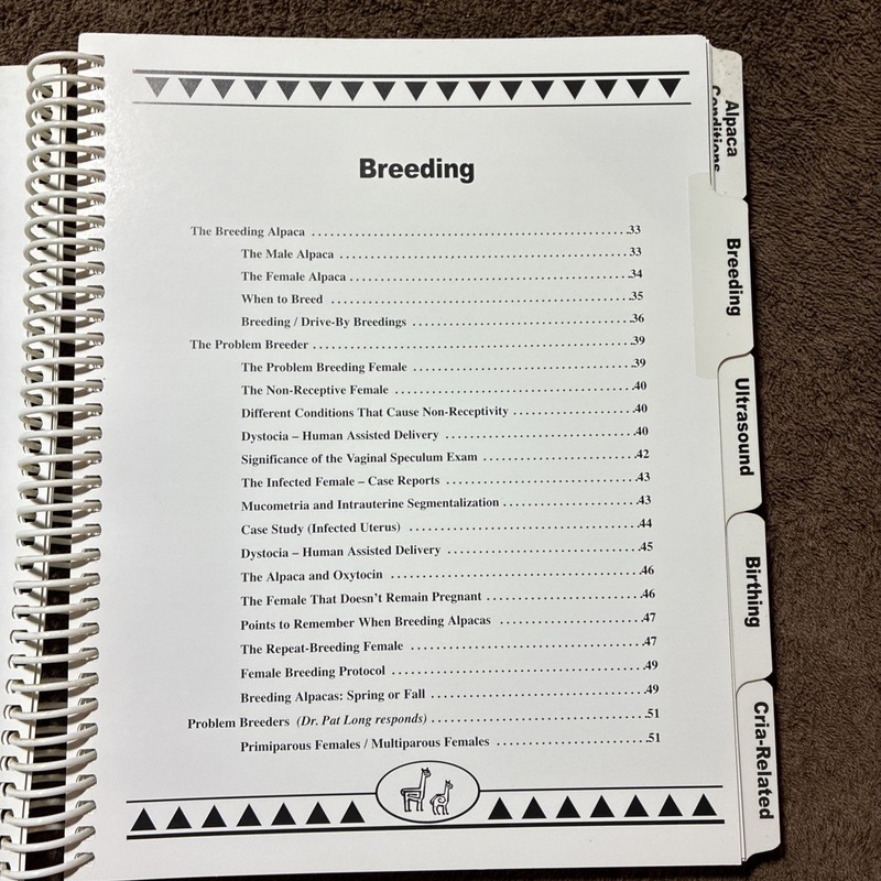 ALPACA Field Manual By C. Norman Evans D.V.M. - 3rd Edition - 2008 gallery