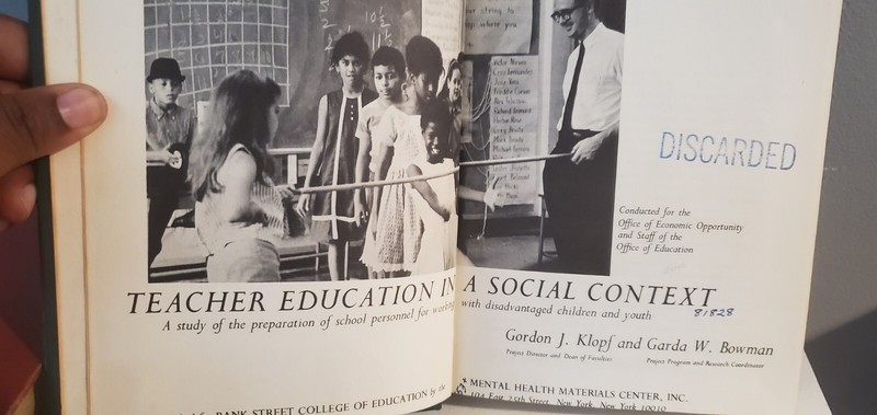 Teacher Education In A Social Context 1966