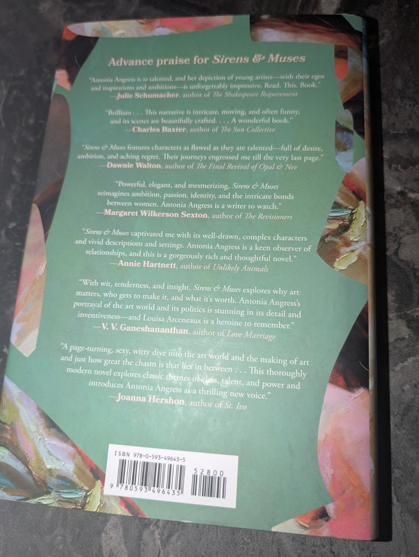 Sirens and Muses a Novel by Antonia Angress (2022, Hardcover) Good Condition 💕 gallery