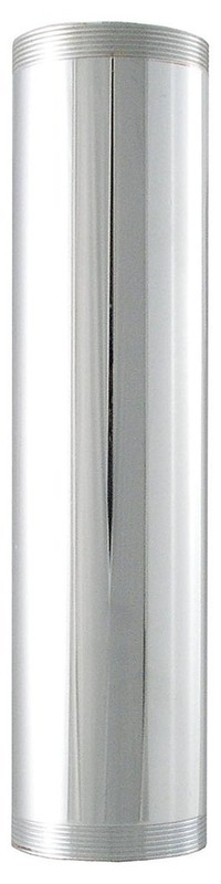 LDR 505 6210 Threaded Tube, 1-1/4-Inch x 6-Inch, Chrome Plated Brass