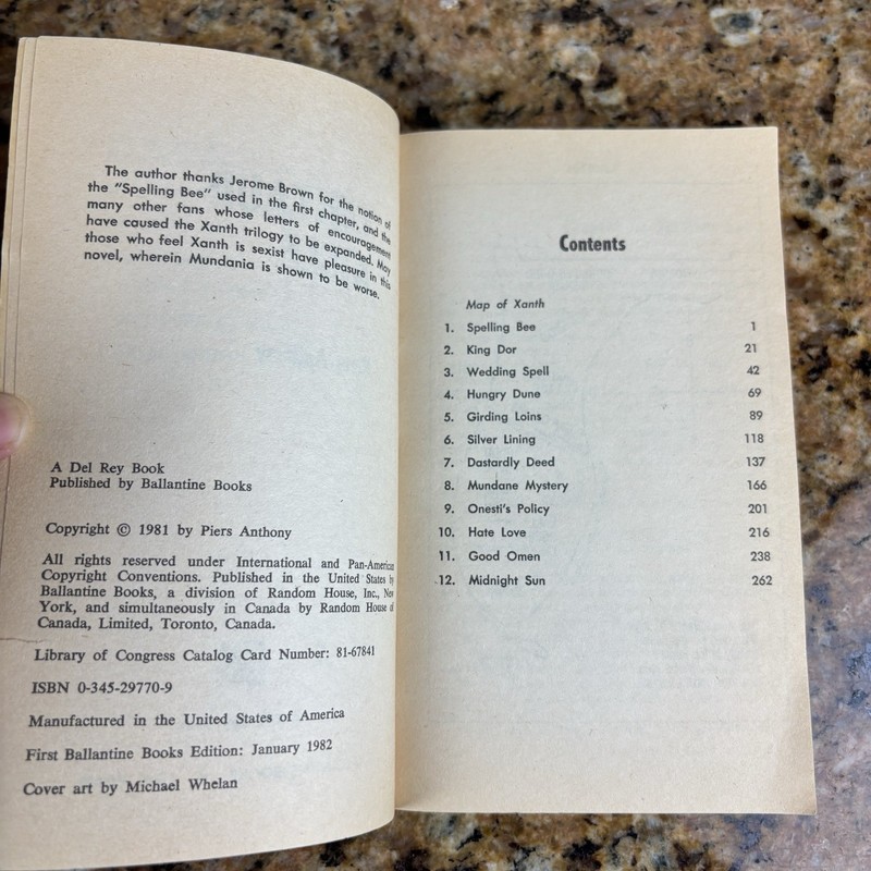 Lot of 14 VTG Sci-Fi/Fantasy PIERS ANTHONY Many First Printings Paperbacks gallery