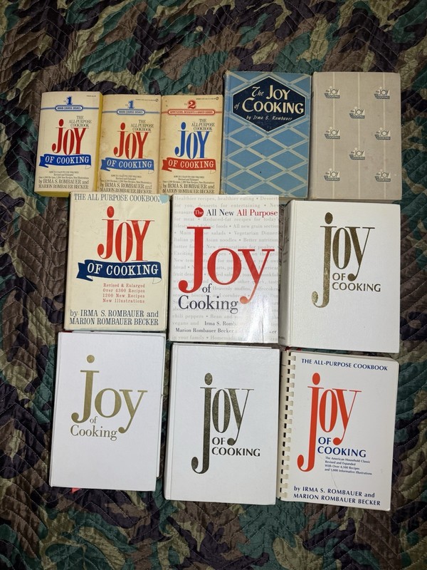 The Joy of Cooking Irma S. Rombauer 11 Book Lot Vintage