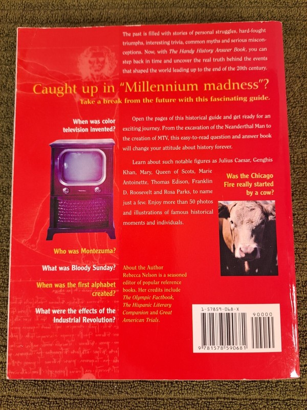 The Handy History Answer Book by Rebecca Nelson 456 pages gallery