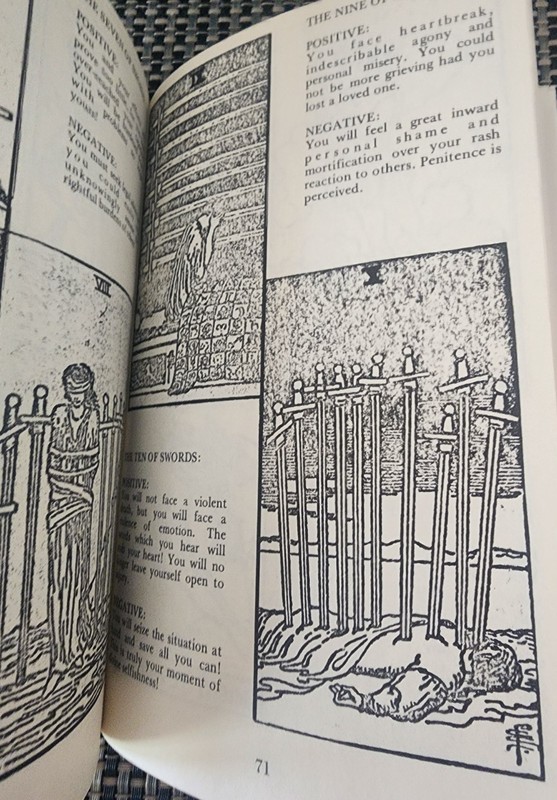 Criswell's Forbidden Predictions Nostradamus Tarot 1972 First Edition DJ gallery
