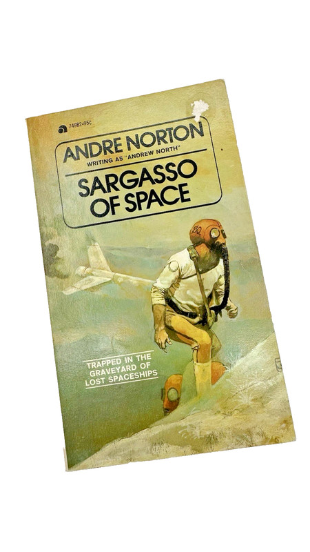 Sargasso Space Andre Norton Jeff Jones Cover Art 1955 Ace Book Graveyard Ships