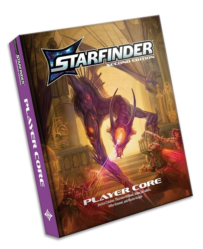 Starfinder Player Core Hardcover Second Edition – 11×8.5×1 inches, Multicolor