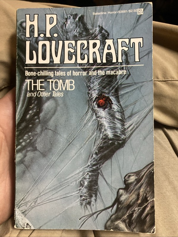 THE TOMB & Other Stories by H.P. Lovecraft VTG Del Rey PB, Michael Whelan Art
