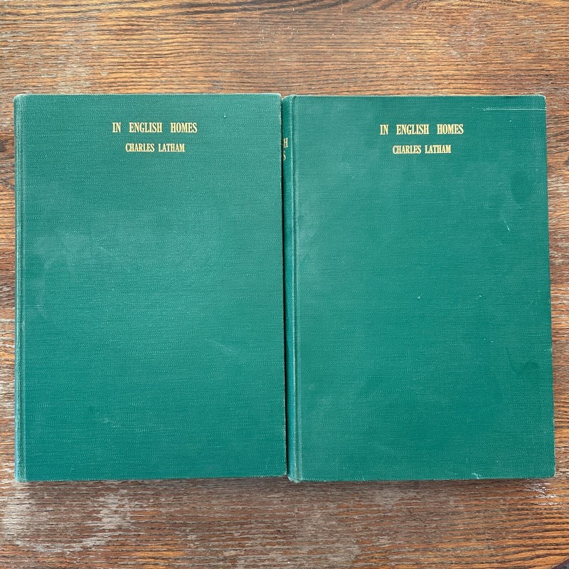 In English Homes Vol 1 & 2 by Charles Latham 1908/1909 Hardcovers GOOD