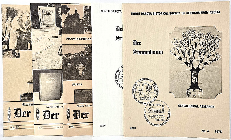 5 Der Stammbaum Genealogical Research North Dakota Germans from Russia 1975-1980