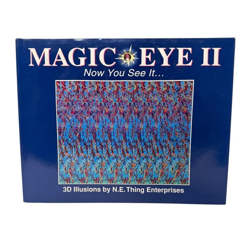 Magic Eye II 3D Illusions Book Now You See It N E Thing Enterprises 1994