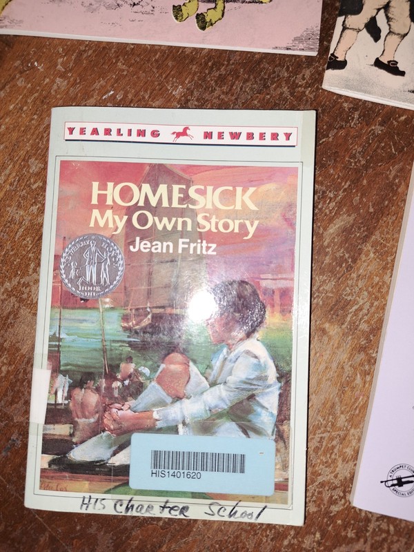 Lot 7 JEAN FRITZ Books Ben Franklin, pocahontas, American history homeschool gallery