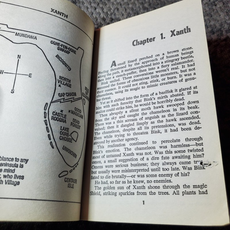 A Spell for Chameleon Piers Anthony 1977 First Xanth Novel Mrs Murphy Paperback gallery