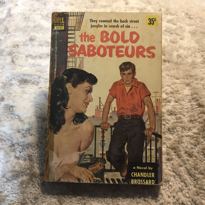 The Bold Saboteurs Chandler Brossard 1953 Dell Postwar American Coming of Age