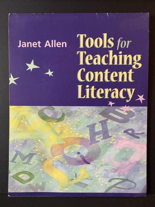 Tools for Teaching Content Literacy by Janet Allen (2003, Paperback, Stenhouse)