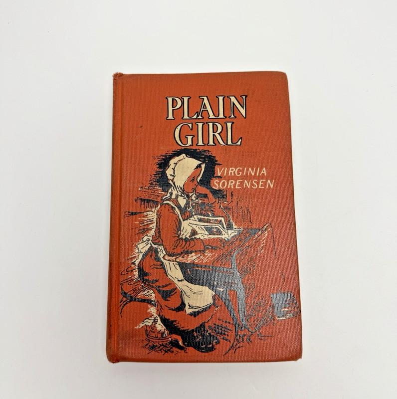 Plain Girl Virginia Sorensen 1955 Hardcover Vintage Former Library